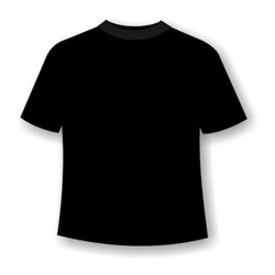 Подростковая футболка черная