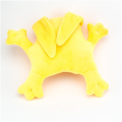 Мягкая игрушка Кролик красивые не тонируются желтый 20см
