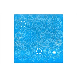 Каталог Набор снежинок для декора (голубой) 																																																																			 от магазина Мир развивающих игрушек