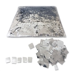 Конфетти металлизированное 6 х 6 мм (серебро)