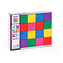 Каталог Кубики цветные 20 штук от магазина Мир развивающих игрушек