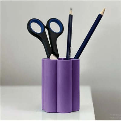 Стакан силиконовый складной "Drawing", purple