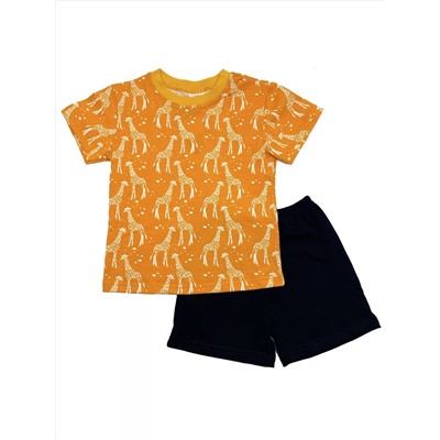 Комплект Safari оранж. / шорты + футболка