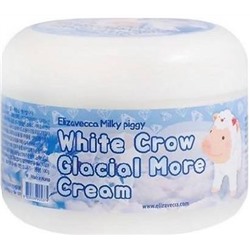 Elizavecca Крем для лица воздушный Milky Piggy White Crow Glacial More Cream, 100ml