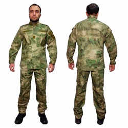 Тактическая форма из рубашки и штанов для спецоперации (Мох) - Застежки-липучки Велкро для идентификационных патчей и шевронов