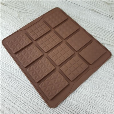 Силиконовая форма для шоколада Плитки Попурри 12 ячеек