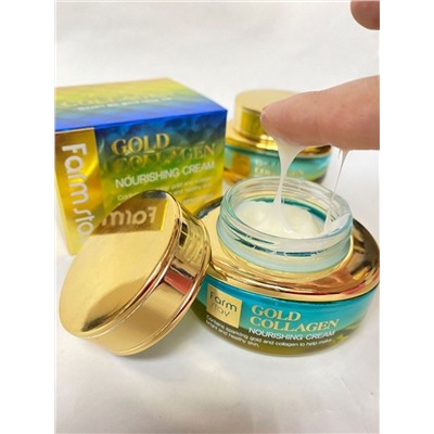 FarmStay / Крем для лица GOLD COLLAGEN Nourishing Cream 55 мл.