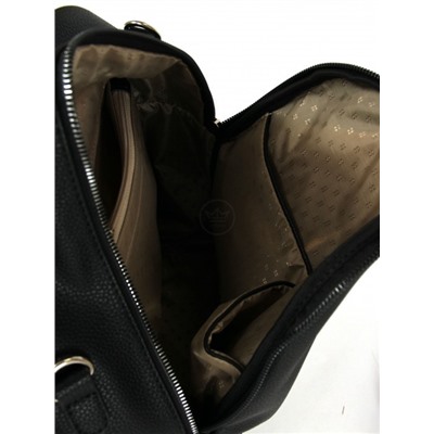 Рюкзак жен искусственная кожа ADEL-236/2в (change),  формат А 4,  1отдел,  черный флотер  260612