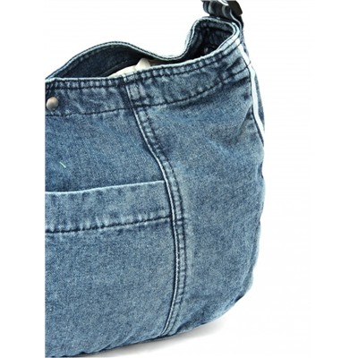 Сумка женская текстиль JN-8185,  1отд,  плечевой ремень,  синий jeans 261790