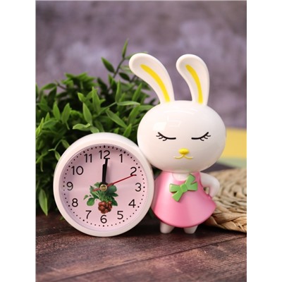 Часы-будильник "Bunny Buzz", pink