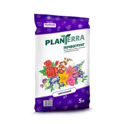 PlanTerra-Цветочный 50л почвогрунт БМ