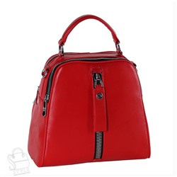 Рюкзак женский кожаный 99451 red Velina Fabbiano-Safenta в Новосибирске