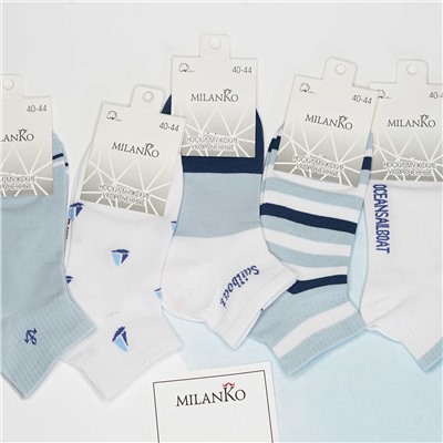 Упаковка Мужские носки спортивные (Узор 4) MilanKo N-158