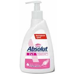 Жидкое крем-мыло антибактериальное Absolut (Абсолют) Нежное 2 в 1, 500 мл