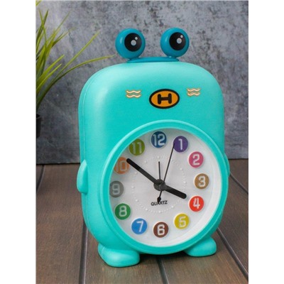 Часы-будильник «Rainbow dinosaur», blue (14,5х12 см)