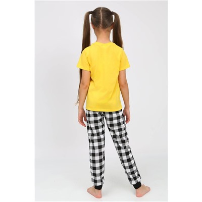 Пижама с брюками 91240 для девочки (футболка, брюки) НАТАЛИ #885620