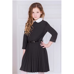 Черное школьное платье Mooriposh, модель 0146/1