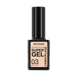 Лак для ногтей Super Gel Camouflage тон 03 beige