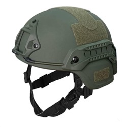 Баллистический композитный шлем ACH MICH NIJ IIIA Ops-Core (олива), - Броня: композит из слоев СВМПЭ. Шлем оснащен рельсами под дополнительное снаряжение, креплением для приборов ночного видения, фонарей, маяков.