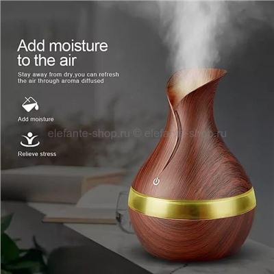 Увлажнитель в форме цветка лотоса Ultrasonic Aroma Humidifier, 130 мл HM-042