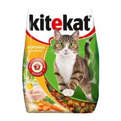 Сухой корм KiteKat "Аппетитная курочка" для кошек, 350 г