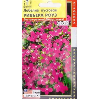 Лобелия Ривьера Роуз (Код: 83338)