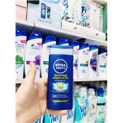 Nivea гель для душа мужской Заряд бодрости 2в1 250 мл