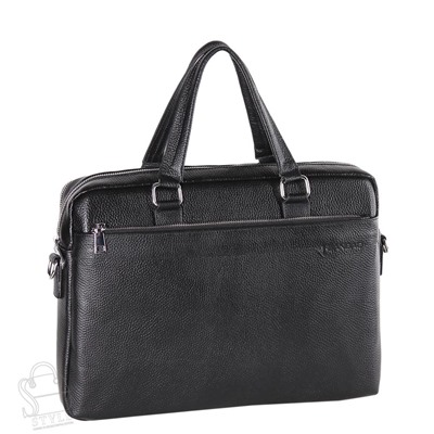 Портфель мужской кожаный 66275-1H black Heanbag