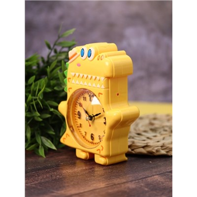 Часы-будильник «Funny crocodile», yellow (15,5х1,5 см)