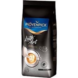 Кофе MOVENPICK LATTE Art Зерно 1000 гр., 90% Арабика 10% Робуста (Закончился срок годности 10/2023)