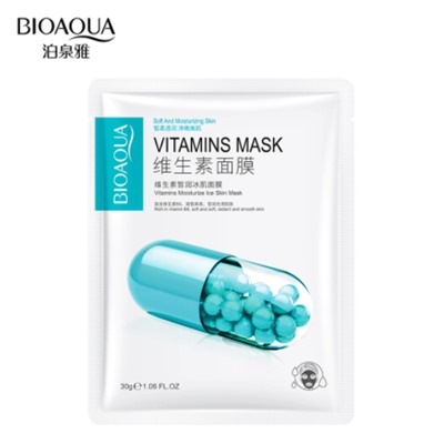 Тканевая маска для лица с витаминами Bioaqua