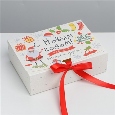 Складная коробка подарочная «Детский подарок», 16.5 × 12.5 × 5 см, БЕЗ ЛЕНТЫ