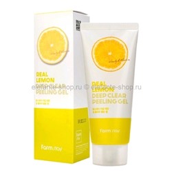 Пилинг-гель Farmstay Real Green Lemon Clear Peeling Gel, 100 мл (51)