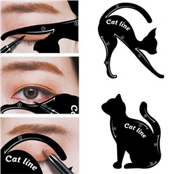Набор трафаретов для макияжа глаз Кошка.