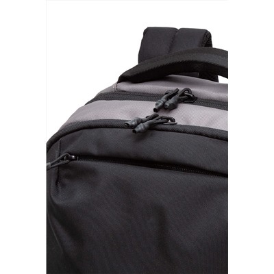Рюкзак МАЛ GRIZZLY 337-3/4-RU черный-серый