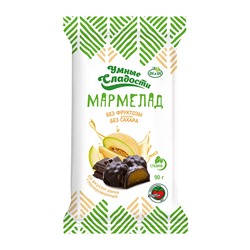 Мармелад желейно-формовой со стевией со вкусом дыни, глазированный