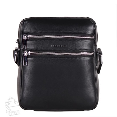 Сумка мужская кожаная 801-2BSH black Heanbag в Новосибирске