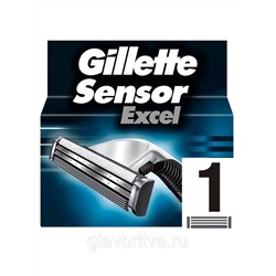Кассета для станков для бритья Жиллетт Sensor EXCEL, 1 шт.