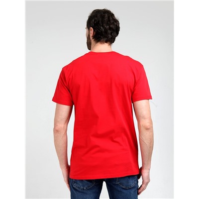 футболка мужская красный