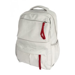 Рюкзак жен текстиль MC-9070,  1отд,  1внут,  4внеш/карм,  серый 262187