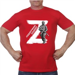 Красная футболка с символом «Z» №1069