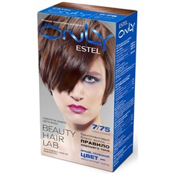 Краска для волос Estel ONLY (Эстель Онли) Beauty Hair Lab, 7/75 - Русый коричнево-красный