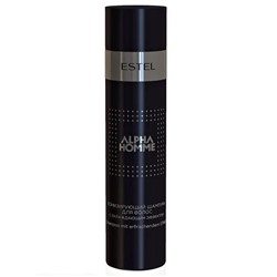 Тонизирующий шампунь для волос с охлаждающим эффектом ALPHA HOMME, 60 мл.
