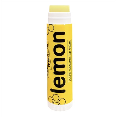 100% натуральный бальзам для губ с пчелиным воском "LEMON"