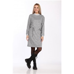 Платье Vilena fashion / Арт 765 серый меланж