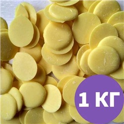 Глазурь кондитерская в галетах / каллетах / дропсах «Банан», 1 кг (Шокомилк)