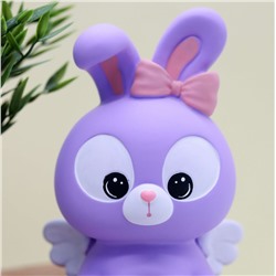 Копилка «Angel bunny», purple (18 см), пластик