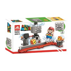 Конструктор аналог LEGO Super Mario " Падение Бамса ".  Дополнительный набор, 420 дет.