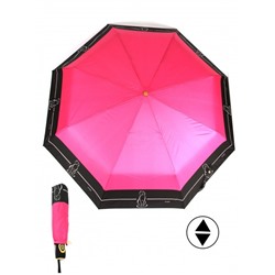 Зонт женский ТриСлона-L 3842 A,  R=58см,  суперавт;  8спиц,  3слож,  набивной,  "Эпонж",  розовый 262007