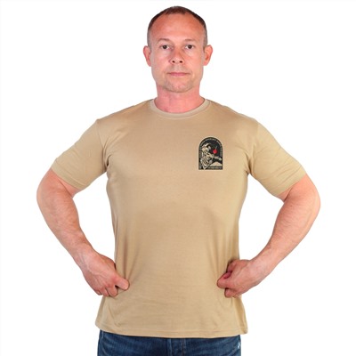 Оригинальная мужская футболка с термотрансфером в стиле ЧВК Вагнера "Наша музыка пронзит ваши сердца"
